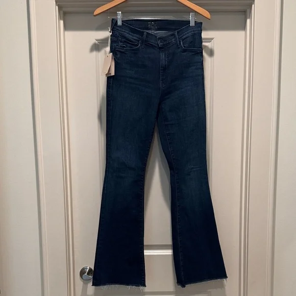 MOTHER Jeans Nwt Mother Denim 27 The Weekender Fray Wash Mint